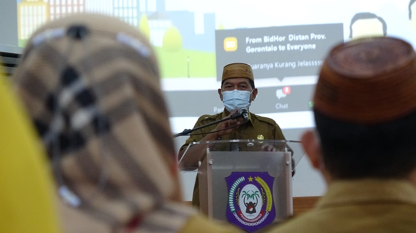 Sekda Darda Daraba saat membuka Acara Rakor