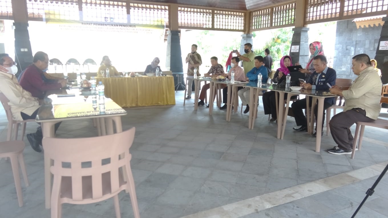 Suasana Pemilihan Ketua FORSESDASI Wilayah Provinsi Gorontalo 2021-2024